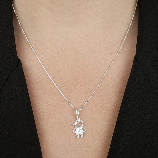 Colar Filho com Zircônia em Prata 925 - Galeria